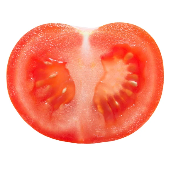 Tomate isoliert auf weiß — Stockfoto