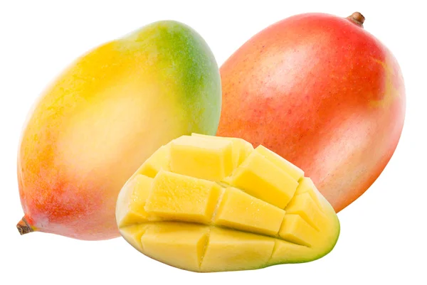 Mango geïsoleerd op wit — Stockfoto