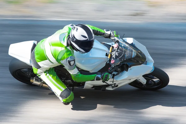 Corrida dinâmica de motos — Fotografia de Stock