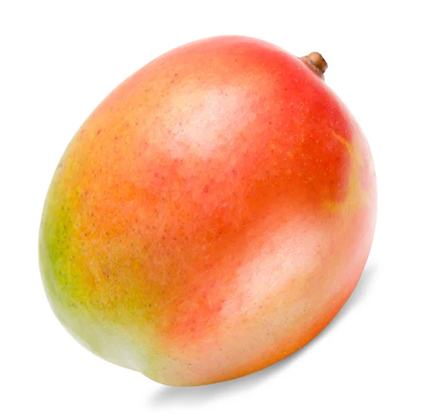 Mango isoleret på hvid - Stock-foto