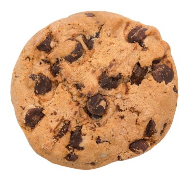 Çikolata parçacıklı kurabiye.