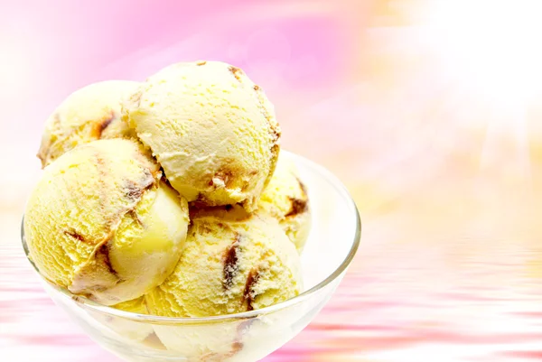 Ice cream close up — Stock Photo, Image