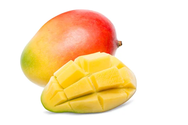 Mango izolované na bílém — Stock fotografie