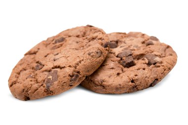 Çikolata parçacıklı kurabiye.