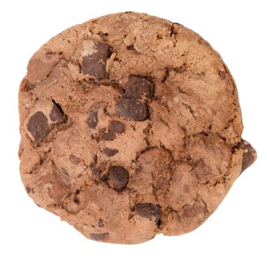 Çikolata parçacıklı kurabiye.