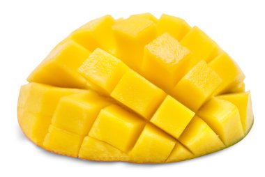 Mango beyaz üzerine izole