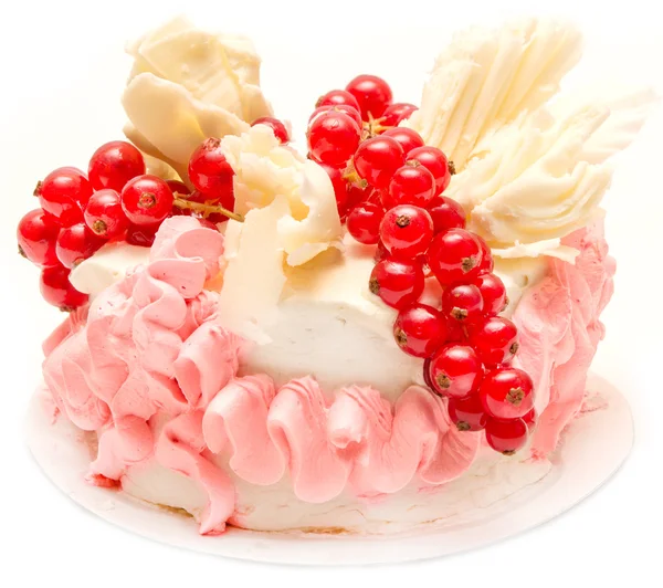 Cake on white — Stock Photo, Image