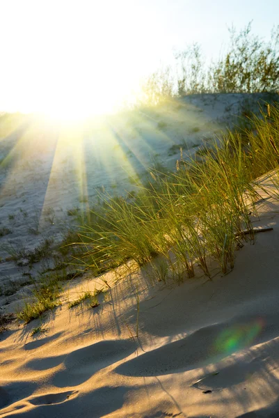 Coucher de soleil sur la mer — Photo