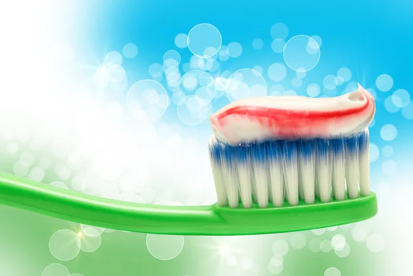 Зубная щетка — стоковое фото
