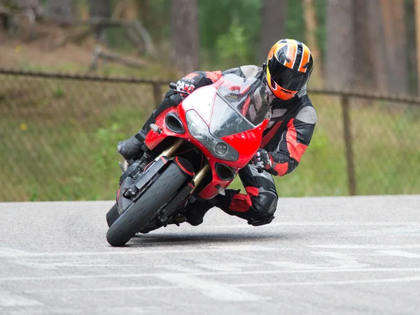 Motorkerékpár racing — Stock Fotó