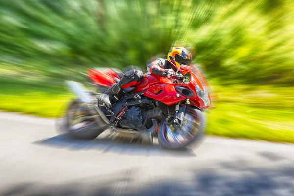 Motorradrennen — Stockfoto