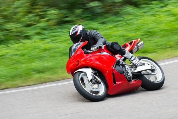 Мотоцикл racing Ліцензійні Стокові Зображення