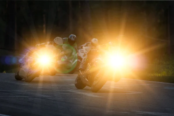 Motorradrennen — Stockfoto