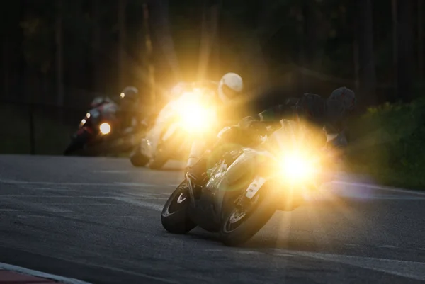 Corrida de motos — Fotografia de Stock