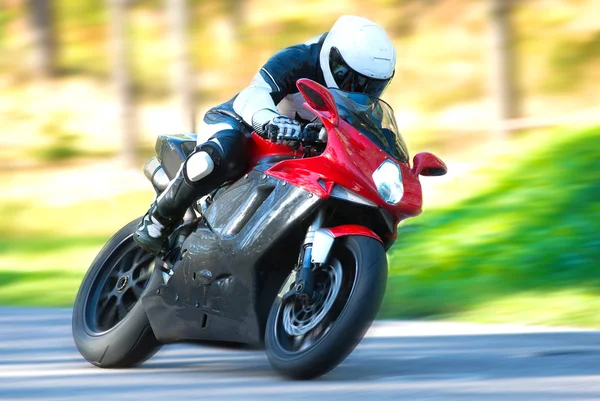 Motorcycle rider — Stock Photo, Image