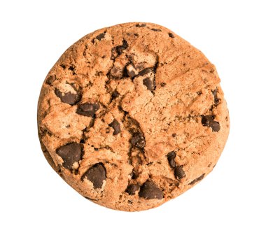 Çikolata parçacıklı kurabiye.