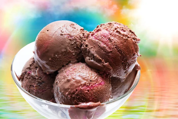 アイスクリームをクローズ アップ — ストック写真