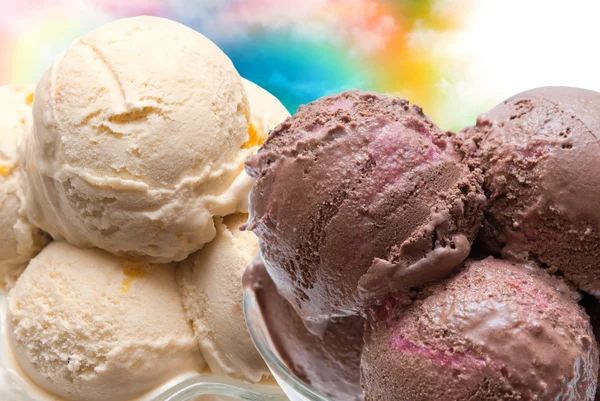 Ice cream close up — Stock Photo, Image