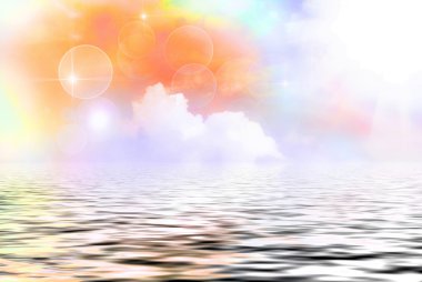 Soyut bokeh arkaplanı