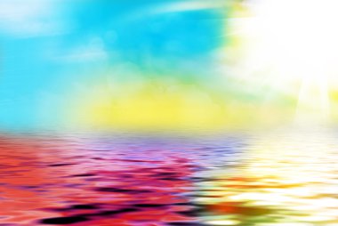 Soyut bokeh arkaplanı