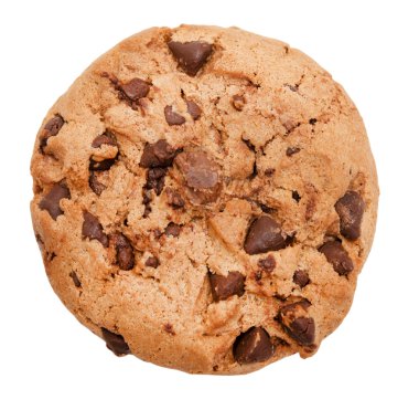 Çikolata parçacıklı kurabiye.