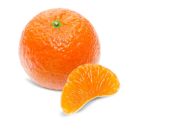Tangerine isolated on white — Stock Photo, Image