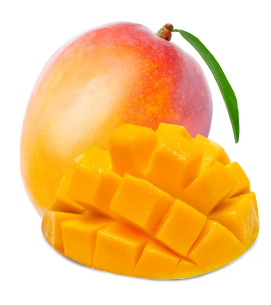 Mango diisolasi pada warna putih — Stok Foto
