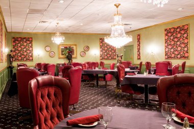 Fancy upscale Hotel Dining Room Area