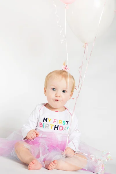 Retratos de cumpleaños de un año — Foto de Stock