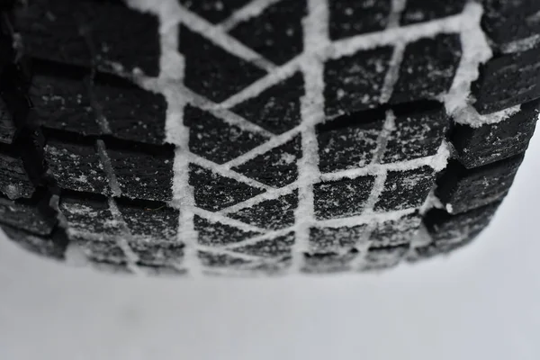 Tires Snow Tire Protector Snow Winter Tire Marks — Stock Photo, Image