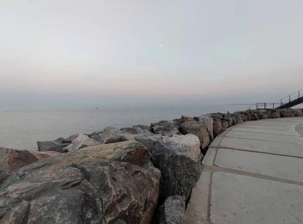 海边的风景 海里的盐水 — 图库照片