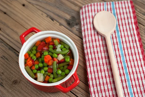 Grønnsakssuppe – stockfoto