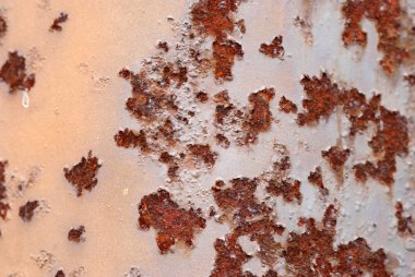 paslı metal levhalar