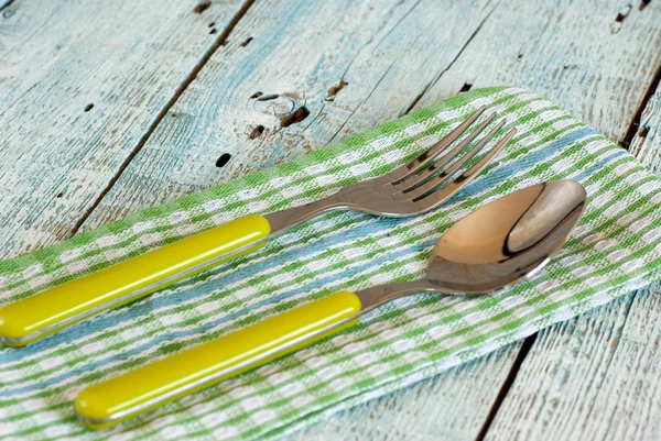 Spoon and fork — Stock Photo, Image