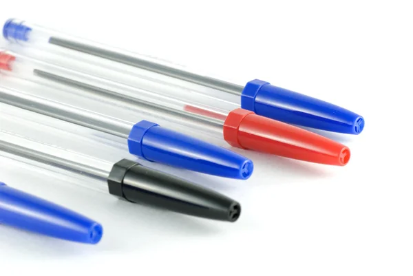 Set of ball point pens — Stock Photo, Image