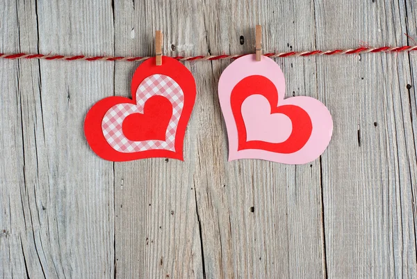 Paper hearts — Stock Photo, Image