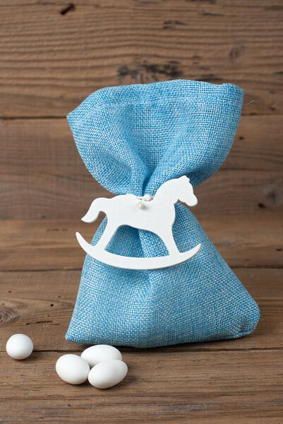 Fabric pouch wedding favor