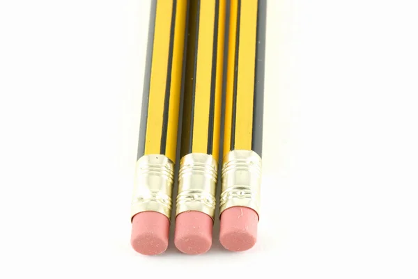 Set of three pencils — Stock Photo, Image