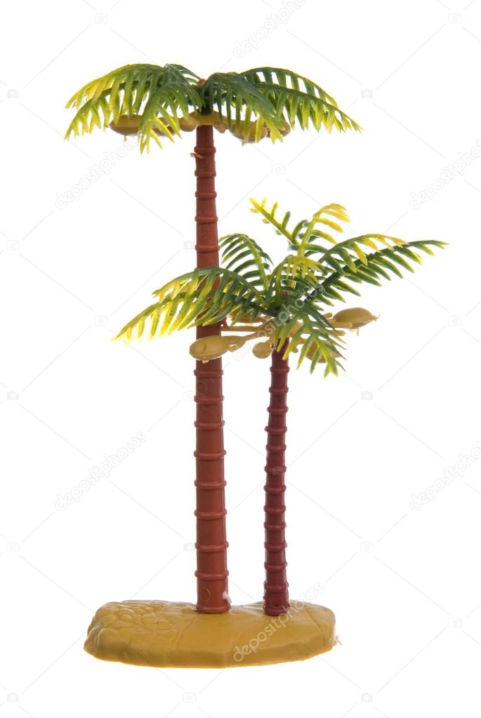 Plastic palm tree toy 