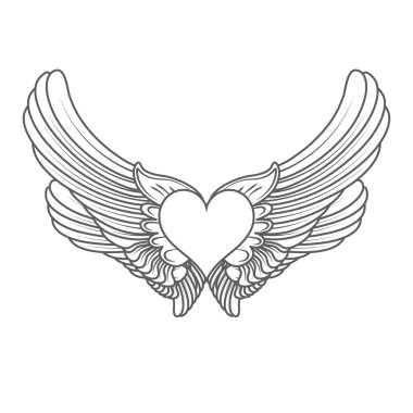 kalp meleği tasarım öğeleri