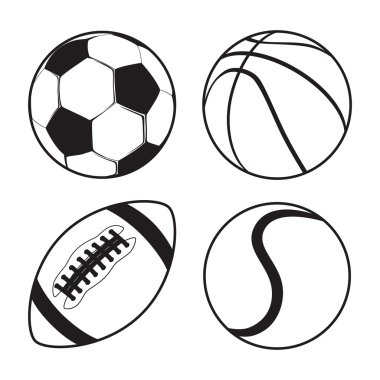 Dizi Spor Futbol Basketbol Amerikan futbolu tenis topları