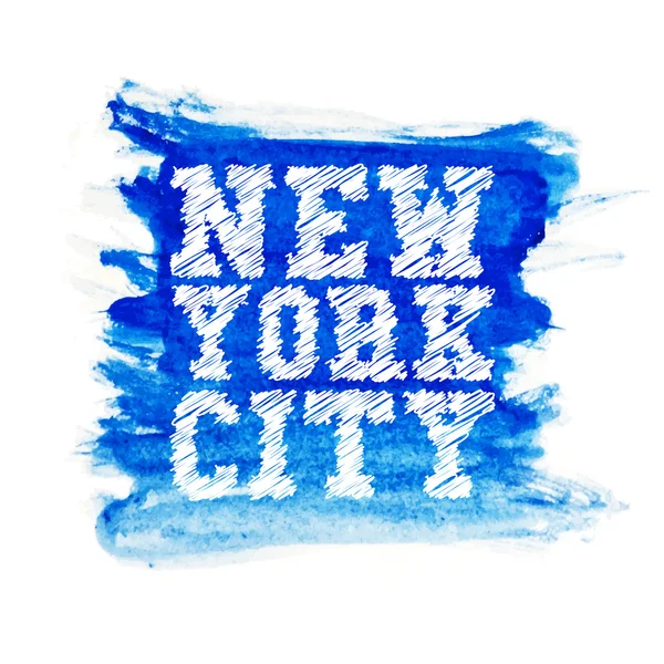 Vintage New York typographie t-shirt vecteur graphique — Image vectorielle