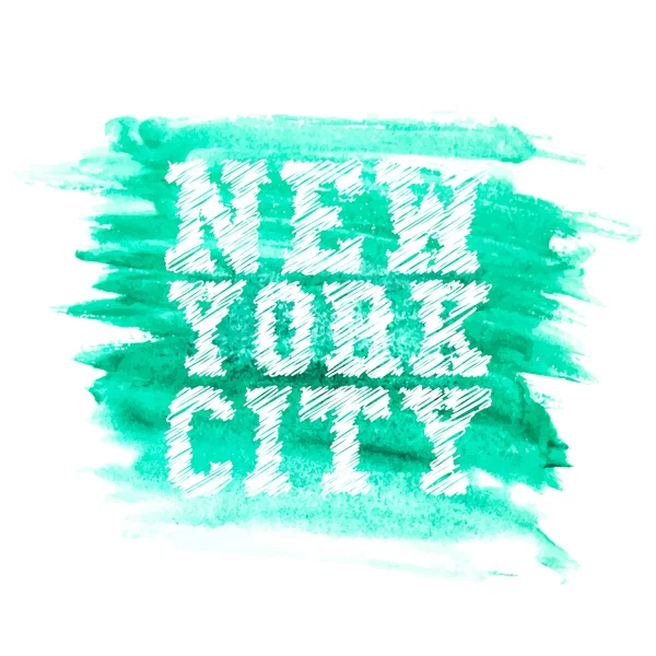 Vintage New York typographie t-shirt vecteur graphique — Image vectorielle