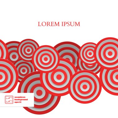 soyut sorunsuz daireler desen. vektör