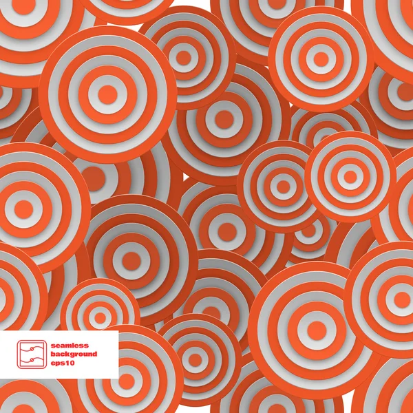 Abstract Seamless Circles Pattern. Vector — Stock Vector