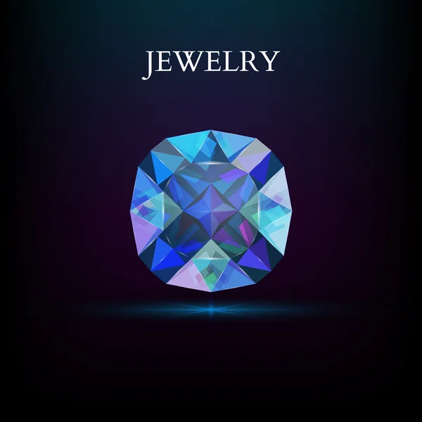 Jewelry. Gemstone. Vector — Stock Vector