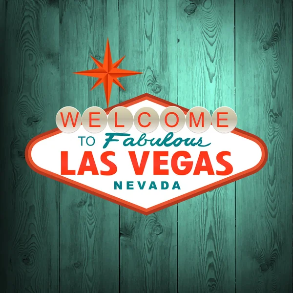 Las Vegas işareti. Vektör