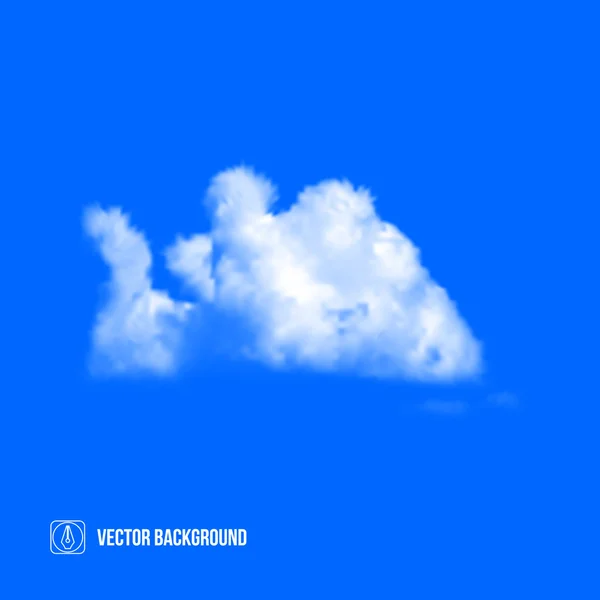 Clouds on blue sky. — Stock Vector