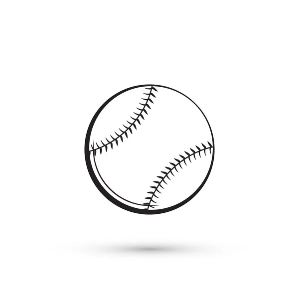 Béisbol aislado — Vector de stock