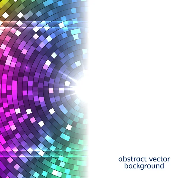 Abstract Colorful Disco Lights background. Vector Stock Illustration